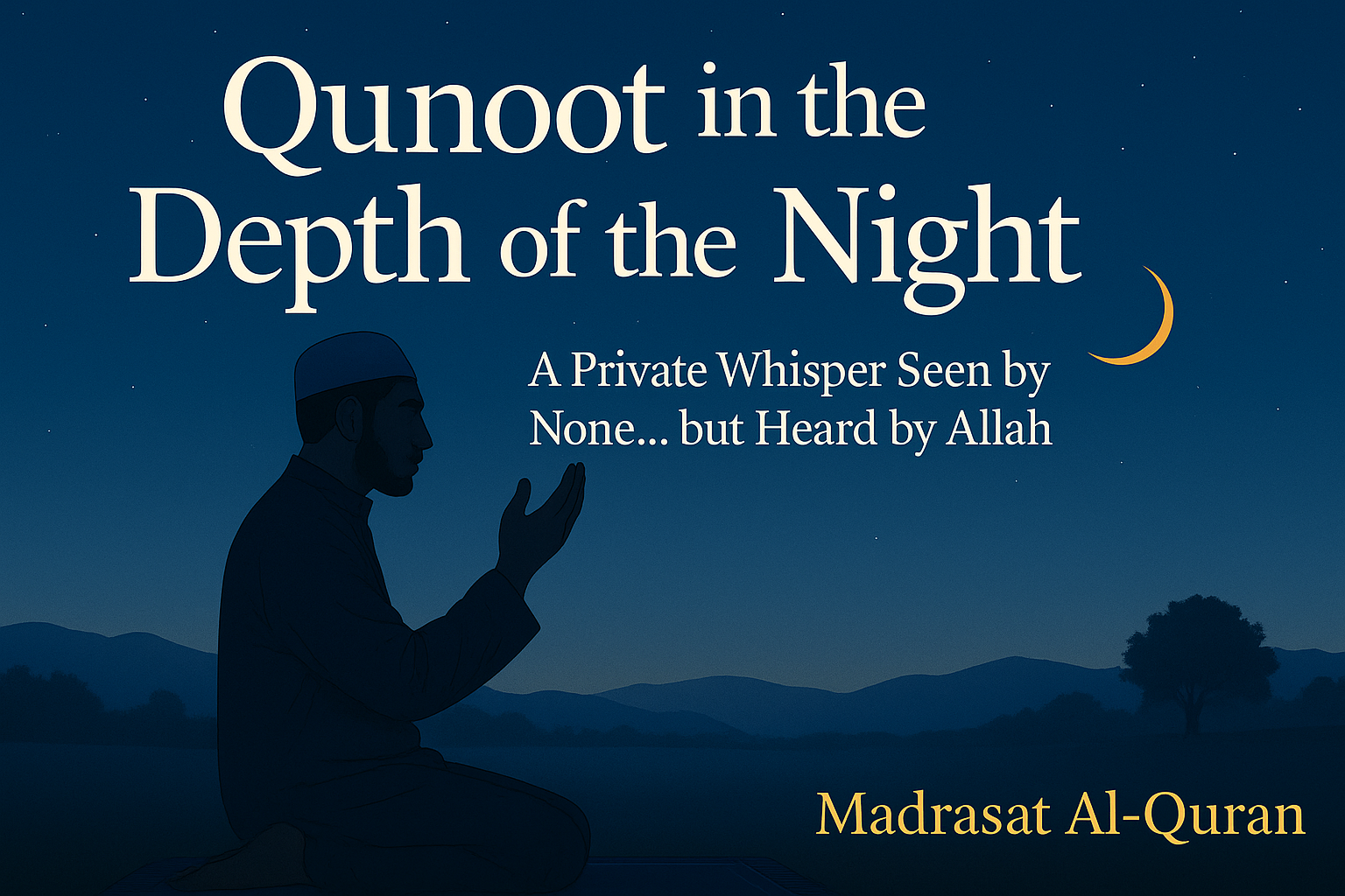 Qunoot: The Tears of the Night That Change Destinies