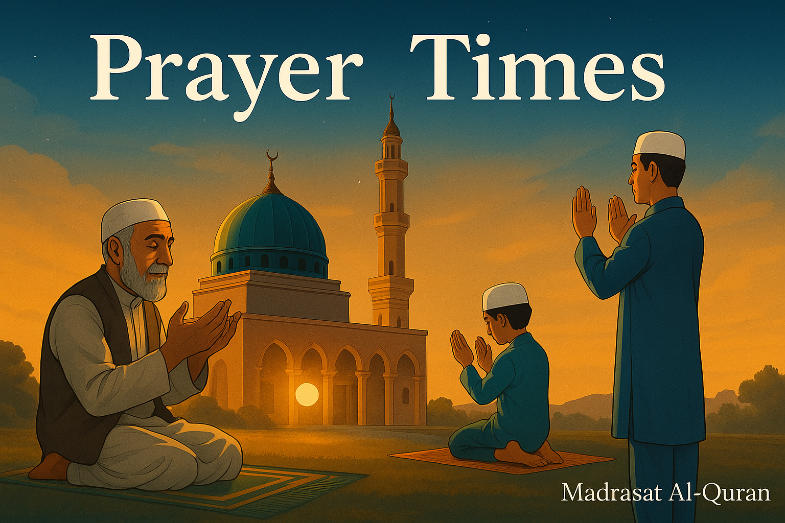 Prayer Times:-Where the Heart Meets the Divine