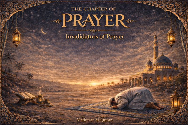 Invalidators of Prayer
