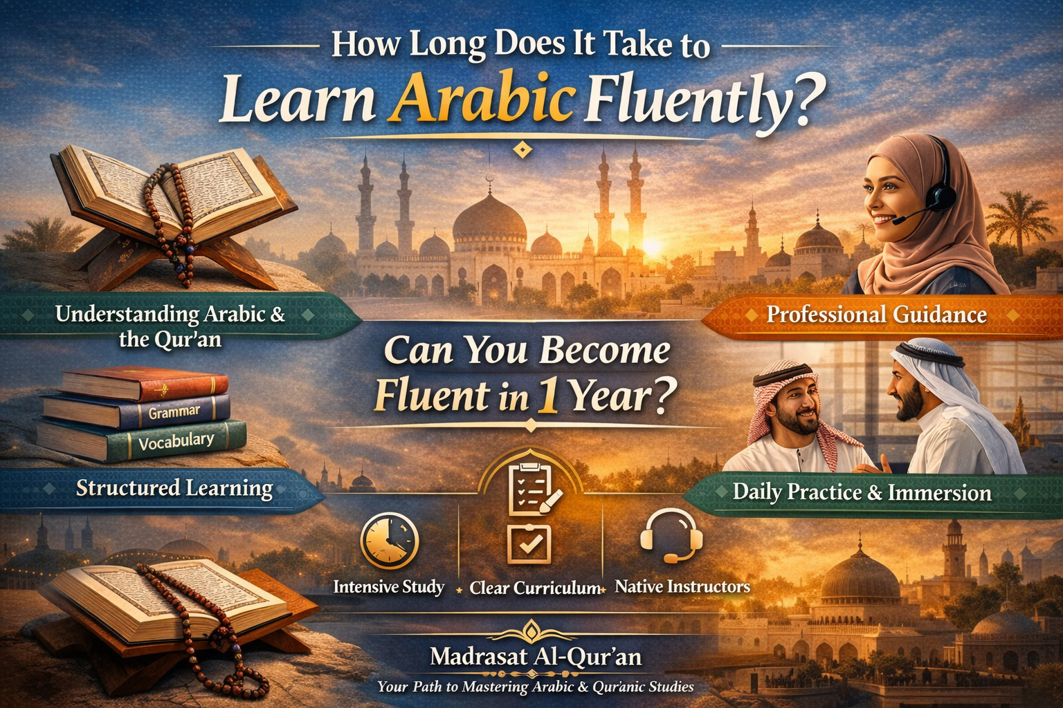 How Long Does It Take to Learn Arabic Fluently?