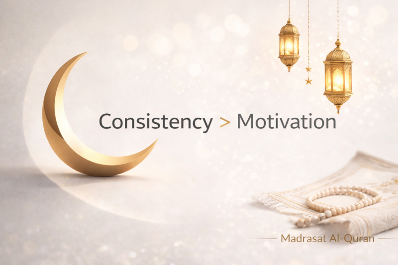 Start with the Quran. Stay with the Quran.