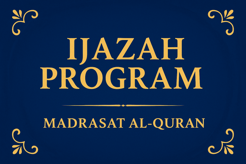 IJAZAH PROGRAM