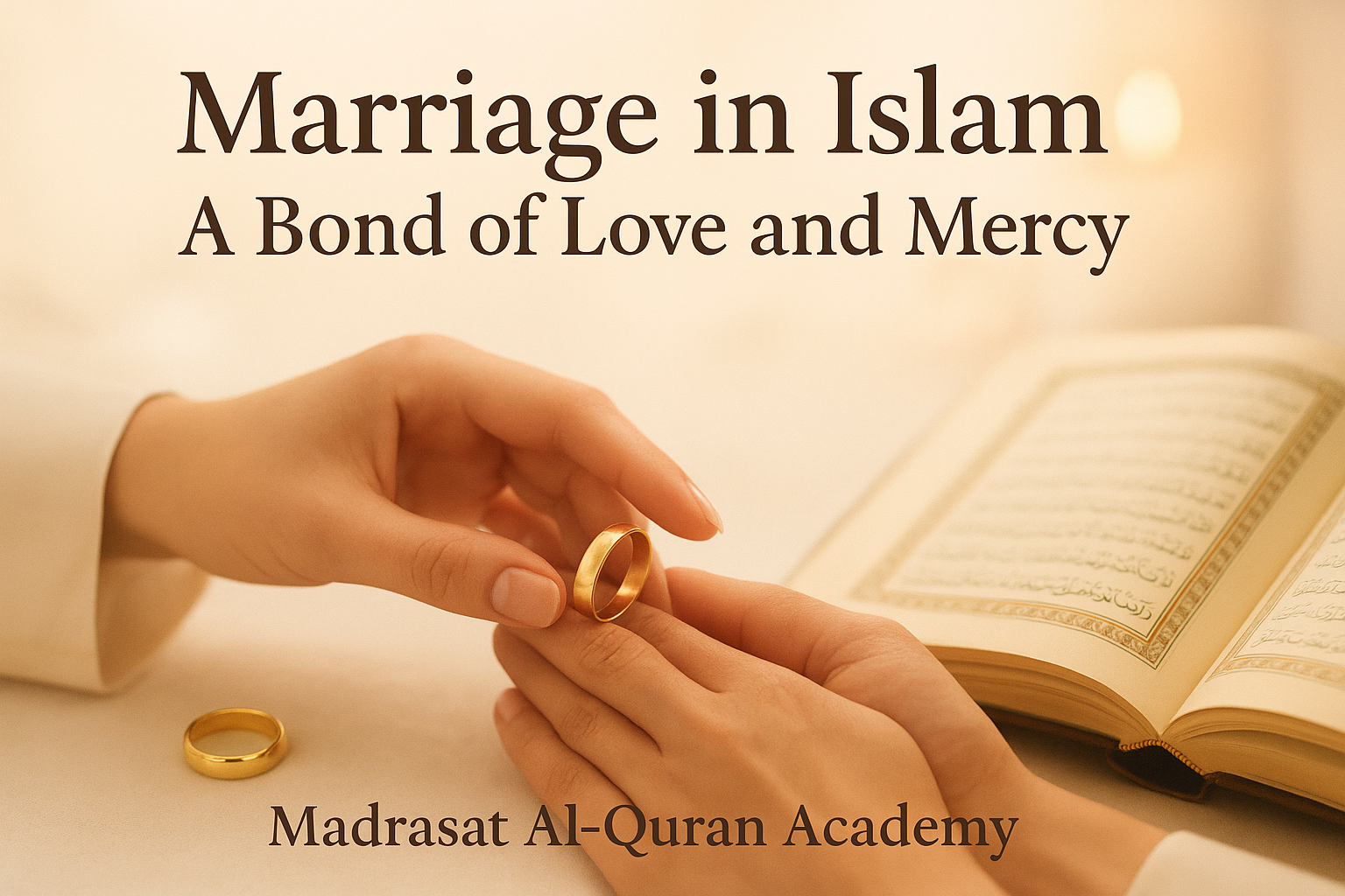 Marriage in Islam: A Bond of Love and Mercy