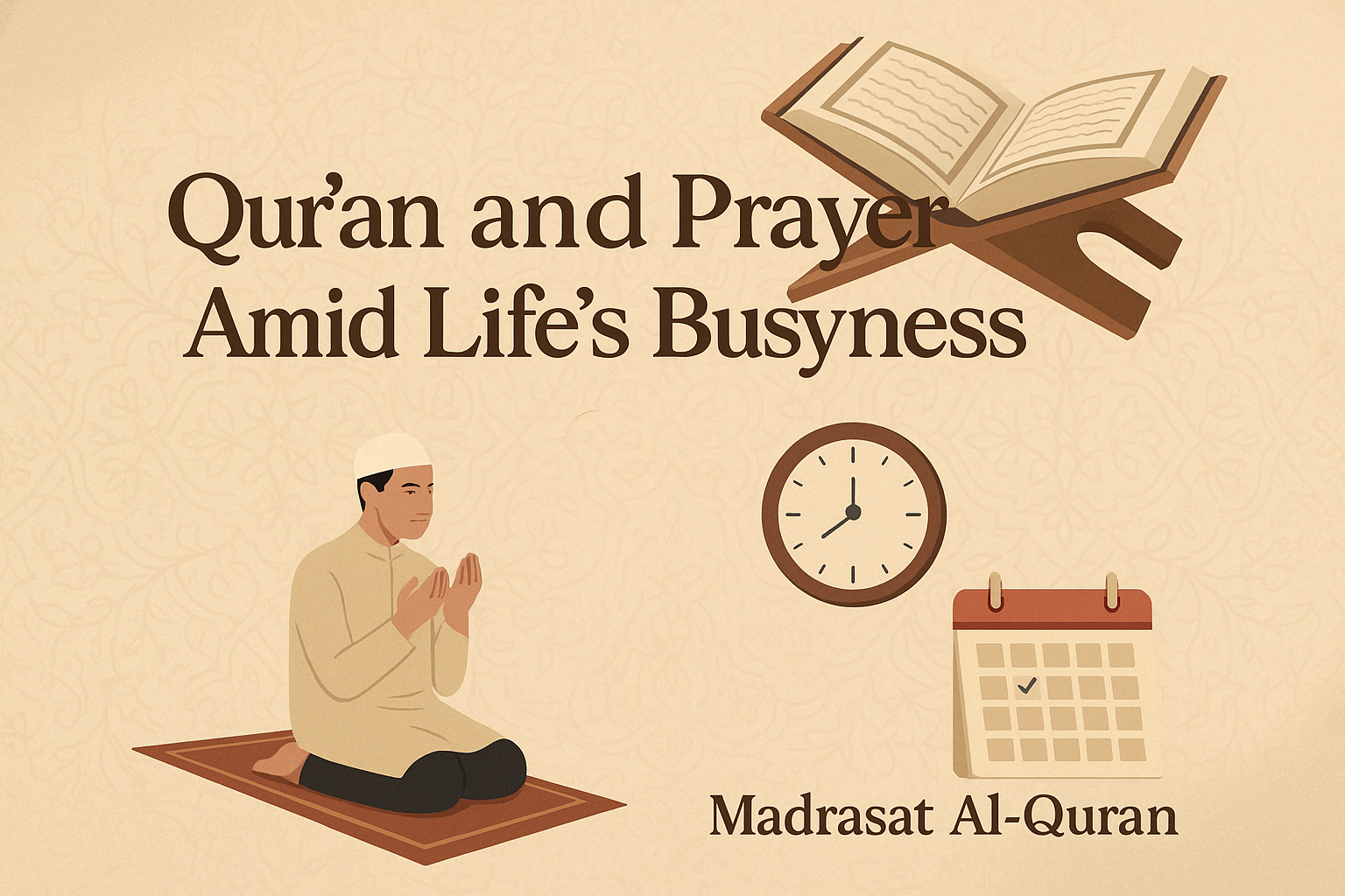 Make Qur’an and Prayer the Heart of Your Day