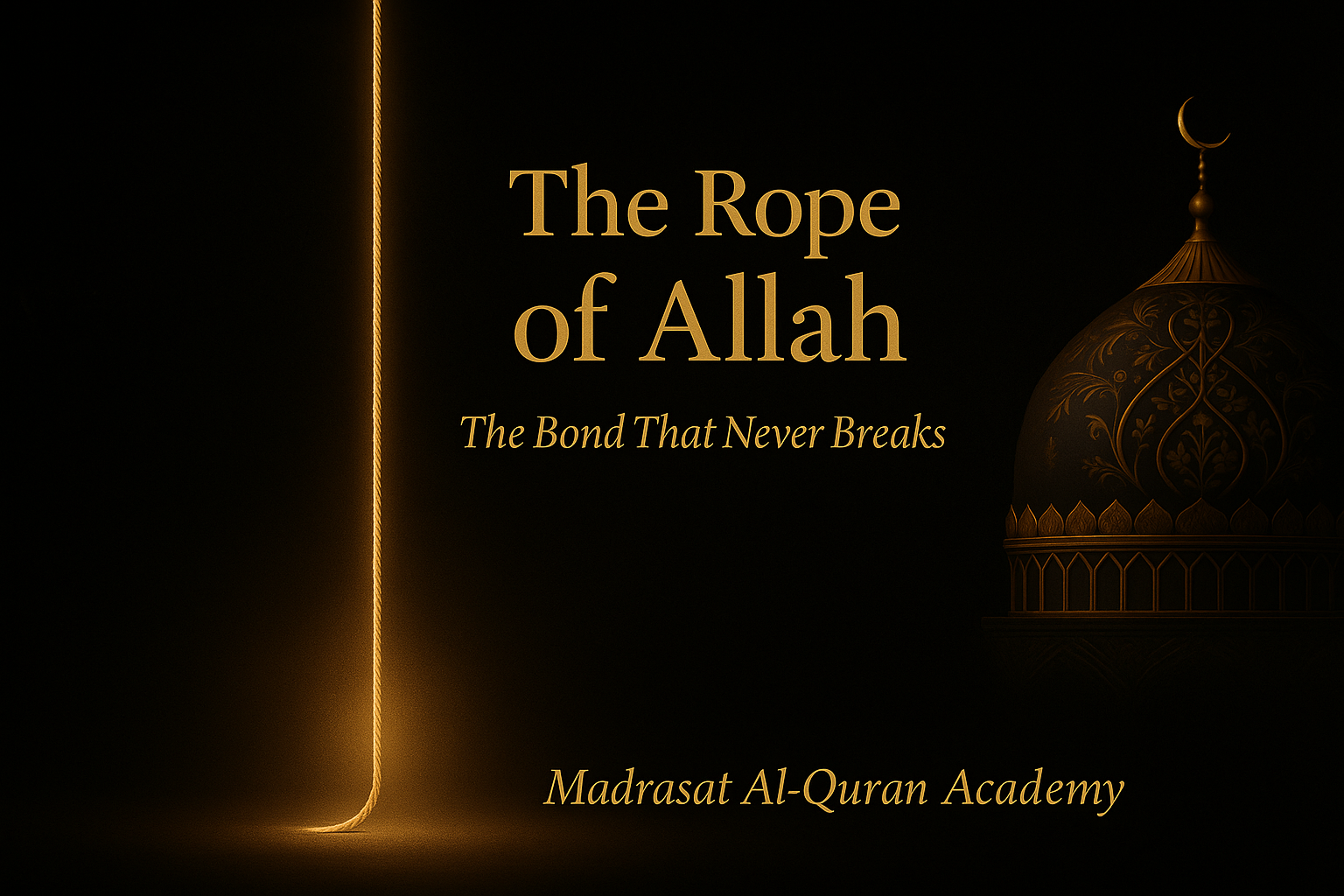 The Power of Holding to Allah’s Rope